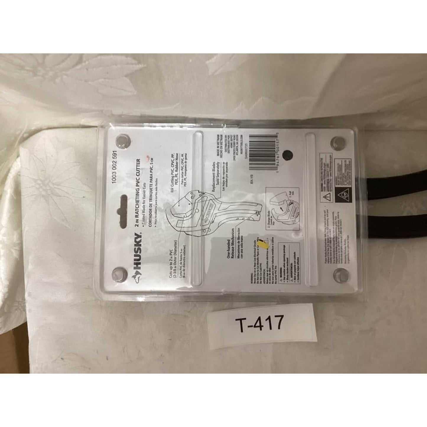 Husky 2-inch Ratcheting PVC Cutter T-417