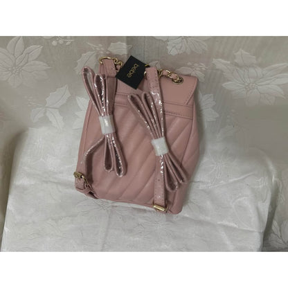bebe Pink Quilted Mini Backpack B125-5040