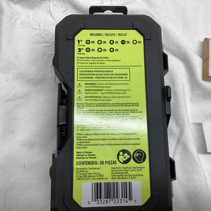Ryobi 30-Piece Impact Driving Set T-682