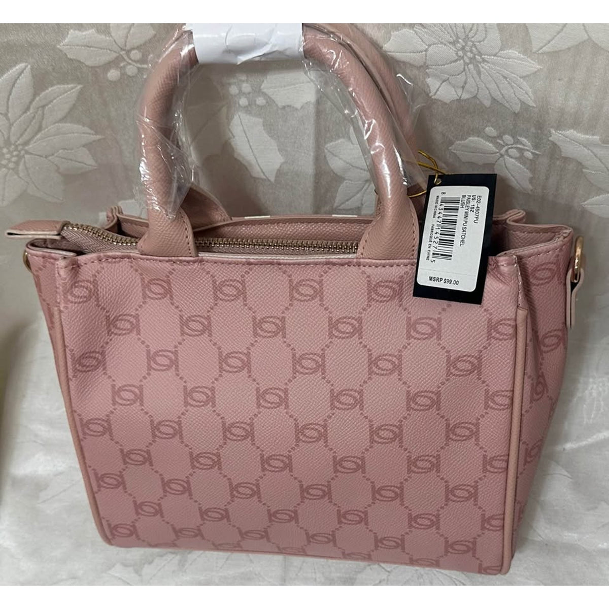 bebe Paisley Mini PU Satchel  B-123-5040