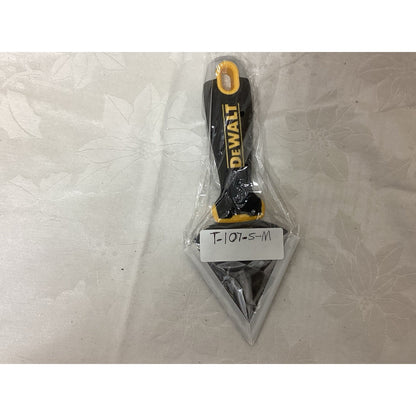 DEWALT DXTT 2-202 Putty Knife 5 in Stainless Steel Blade Black Yellow T107-6.5
