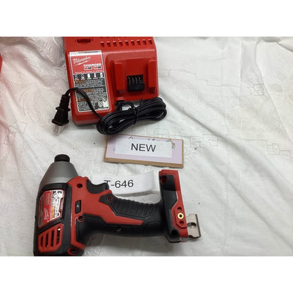 Milwaukee M18 Impact Driver with M12/M18 Charger T-646