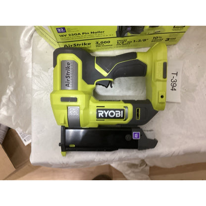 RYOBI P318 18V Cordless AirStrike 23-Gauge 1-3/8 in. Headless Pin Nailer T-394