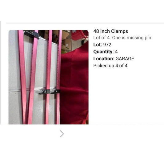 Cabinet bar clamps (4)