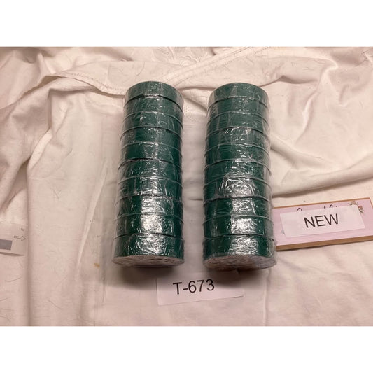 20 Rolls of Green Merco Electrical Tape T-673