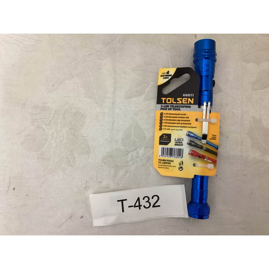 Tolsen 66011 3-LED Telescoping Pick Up Tool T-432