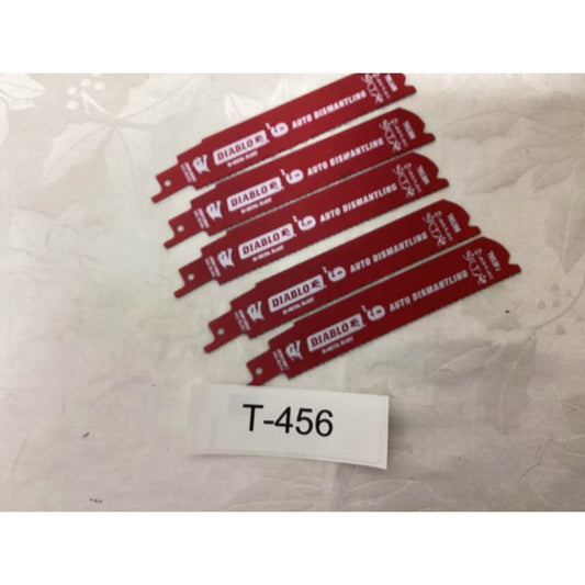 New Diablo Auto Dismantling Metal Reciprocating Saw Blades 5 Pack T-456