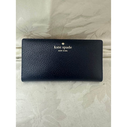 New Kate Spade Stacy Grand Street Navy Blue Wallet. B-290