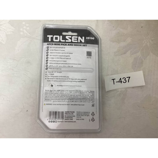 Tolsen 4PCS Mini Pick and Hook Set 20190 T-437
