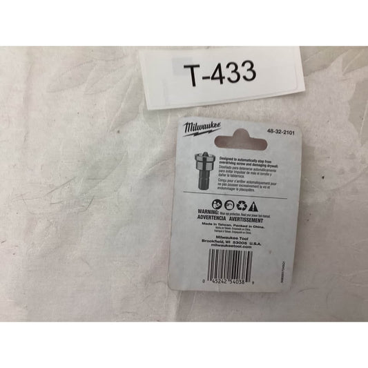 Milwaukee 4-pack 1" Drywall Screw Setters 48-32-2101 T-433