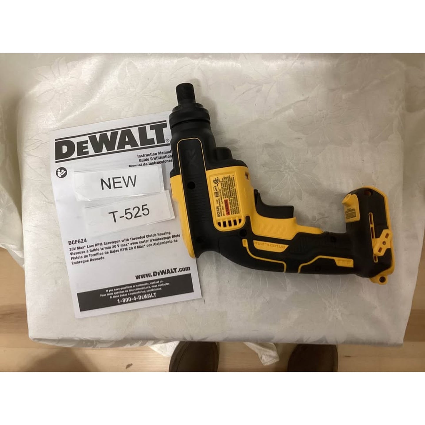 DeWalt DCF624 20V MAX XR Low RPM  T-525n