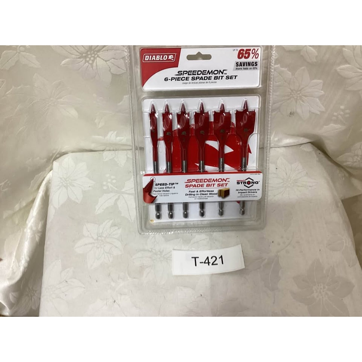 Diablo Speedemon 6-piece spade bit set T-421