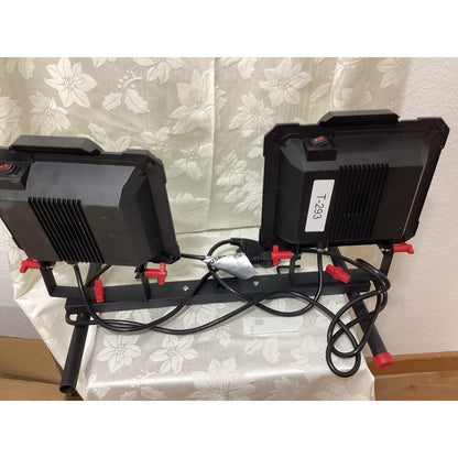 Husky LED Portable Worklight Double Head Corded Black T-293 & T-294