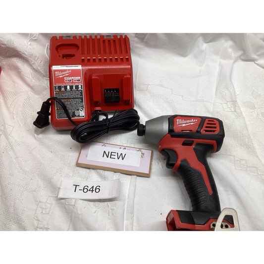 milwaukee 1/4 Drill Driver m18/m12/18 Charger T-646