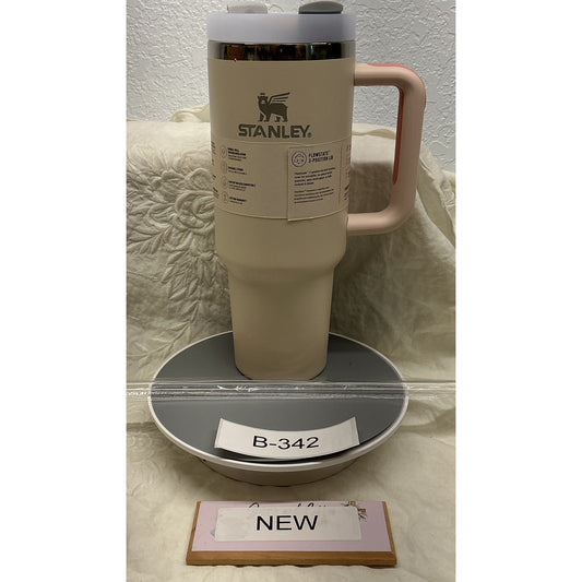 NEW IN BOX, CREAM STANLEY 40oz TUMBLER B-342