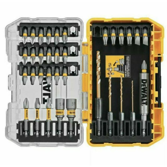 DEWALT Max Fit Screwdriving Bit Sets with Toughcase & System - Yellow T-655
