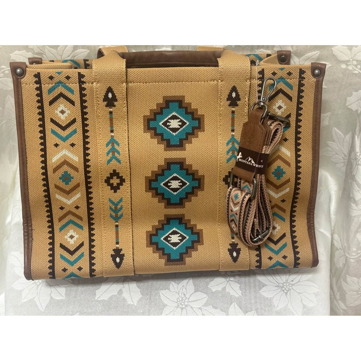 Montana West Aztec Tote Bag. B185-9085