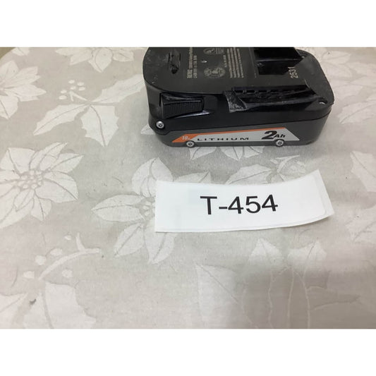 RIDGID 18V 2Ah Lithium-Ion Battery R87002 T-454