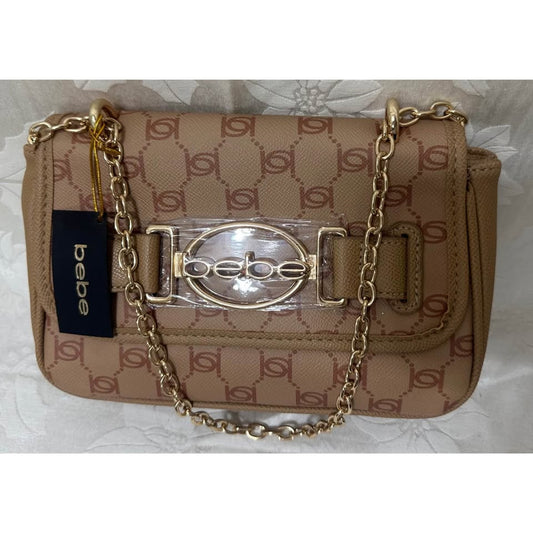 Bebe Monogram Chain Crossbody Bag B129-5040