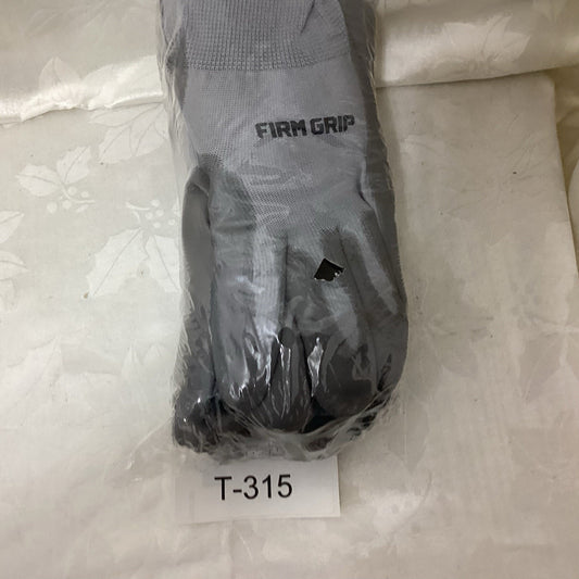 Firm Grip Industrial Work Gloves Gray Pack T-315 Durable Safety Protection