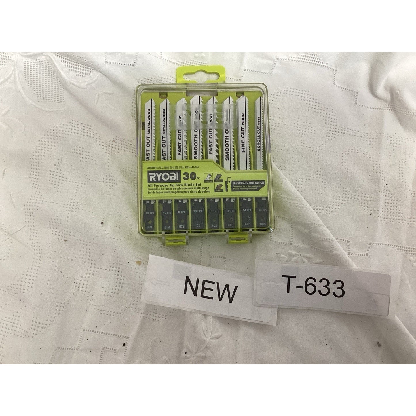 (30-Piece) Ryobi All-Purpose Jig Saw Blade Set T-633