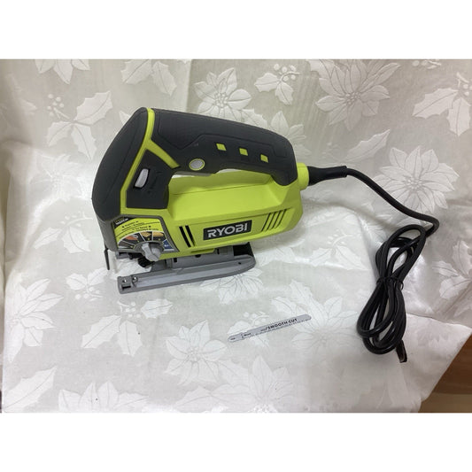 Ryobi JS481LG Corded Electric Jigsaw 120V Green/Black with Blade