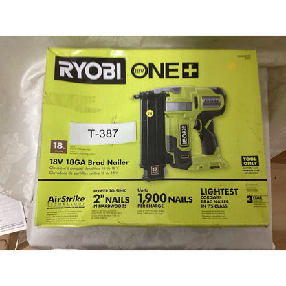 Ryobi ONE+ Airstrike 18V 18 Gauge Stapler - P361