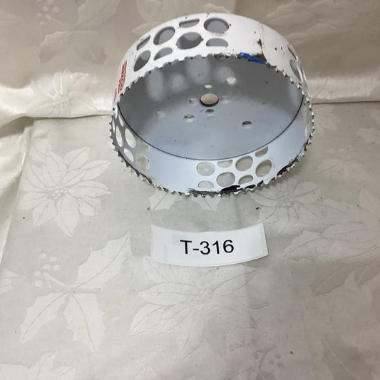Large Metalworking Hole Saw T-316 for Metal, Steel, Aluminum, Wood Cutting