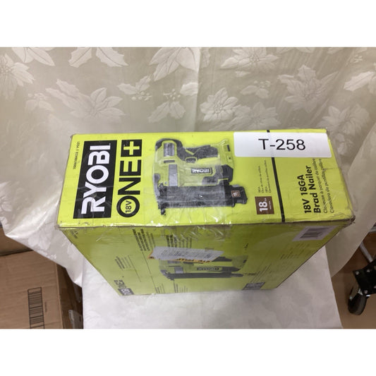 Ryobi ONE+ 18V Cordless 18GA Brad Nailer Nail Gun P321 Green/Black T-258
