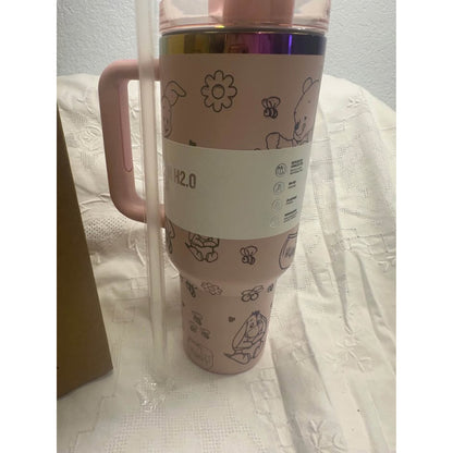 Stanley Quencher H2.0 Winnie the Pooh Pink 40oz. New  B-357