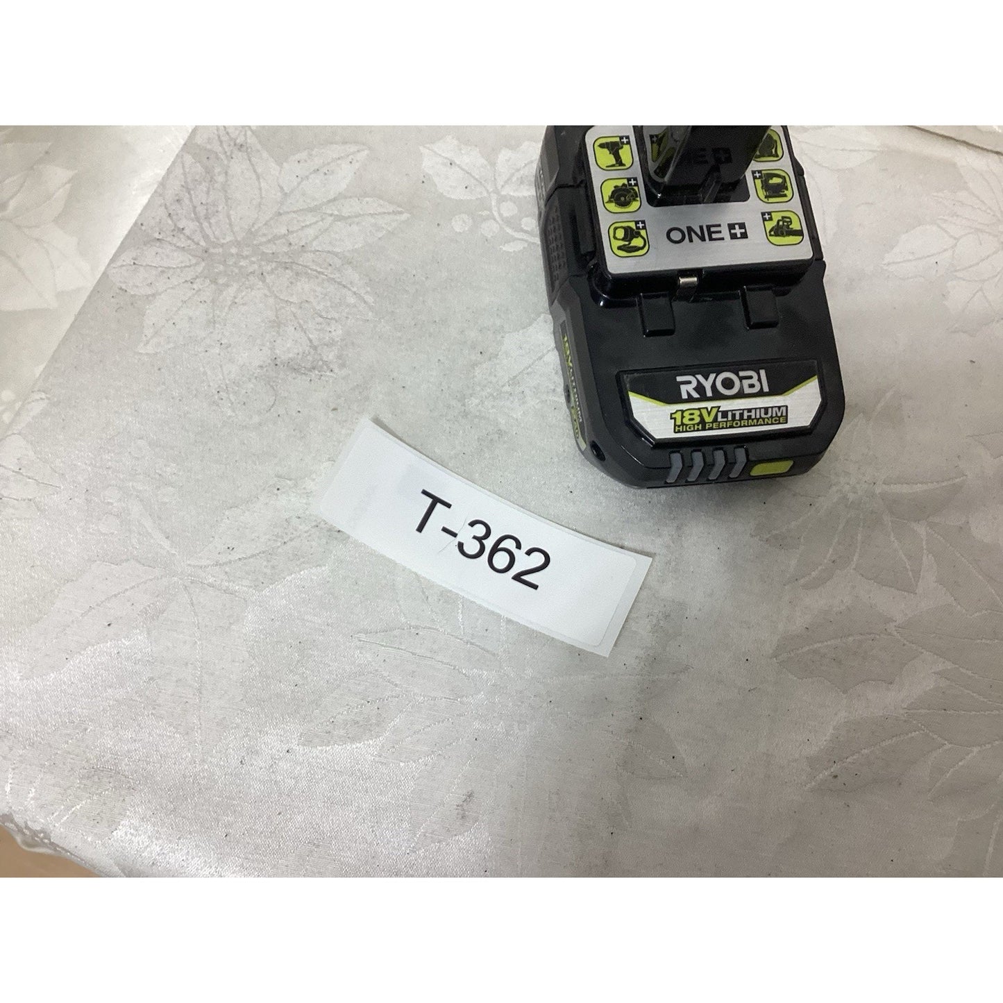 Ryobi ONE+ 18V 2Ah Lithium-Ion Power Tool Battery Pack Black T-362