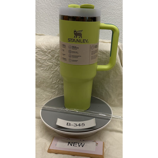 NEW IN BOX, BRITE YELLOW STANLEY 40oz TUMBLER B-345