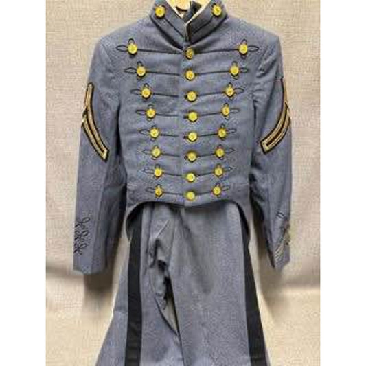 Vintage VMI grey grey wool coat and pants in excellent condition.