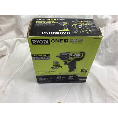 Ryobi ONE+ HP 18V Compact Brushless 4-Mode 3/8" Impact Wrench PSBIW02B T-664