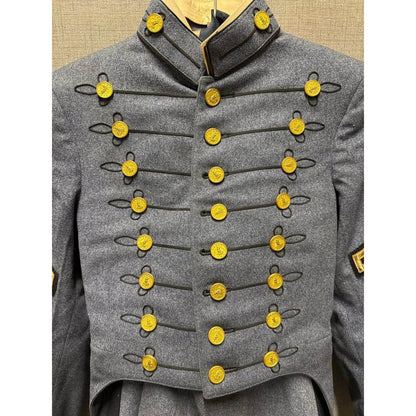 Vintage VMI grey grey wool coat and pants in excellent condition.