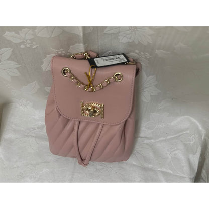bebe Pink Quilted Mini Backpack B125-5040