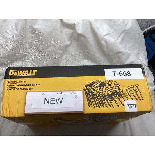 DEWALT 15° Coil Nails T-668