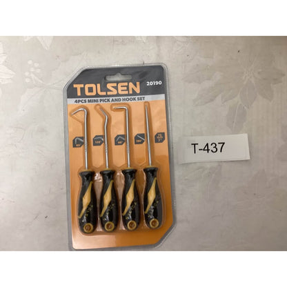 Tolsen 4PCS Mini Pick and Hook Set 20190 T-437