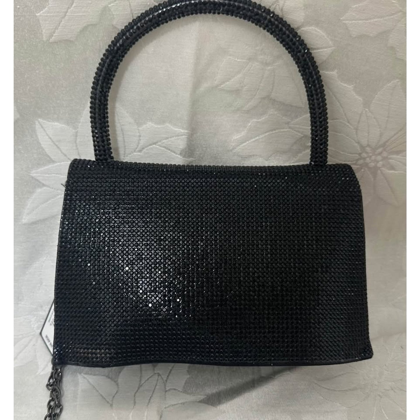 bebe Black Top Handle mini bag. B143