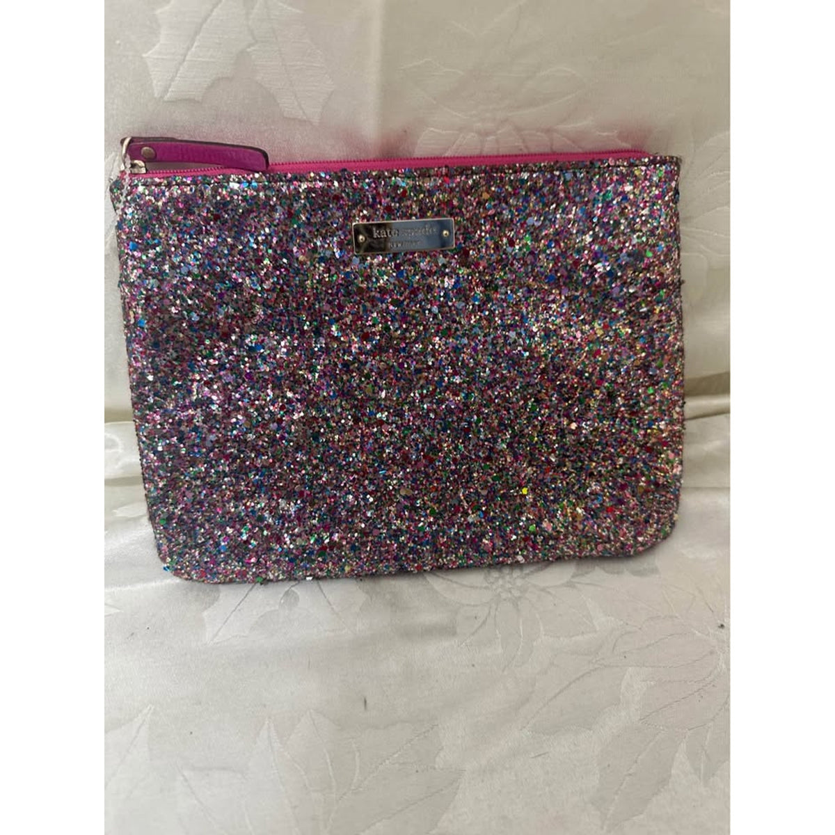New Kate Spade Glitter Clutch Pouch. B296