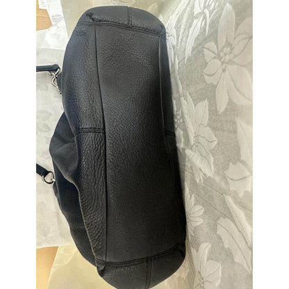 Coach Black Pebbled Leather Shoulder Bag E1757-F57545. B-288