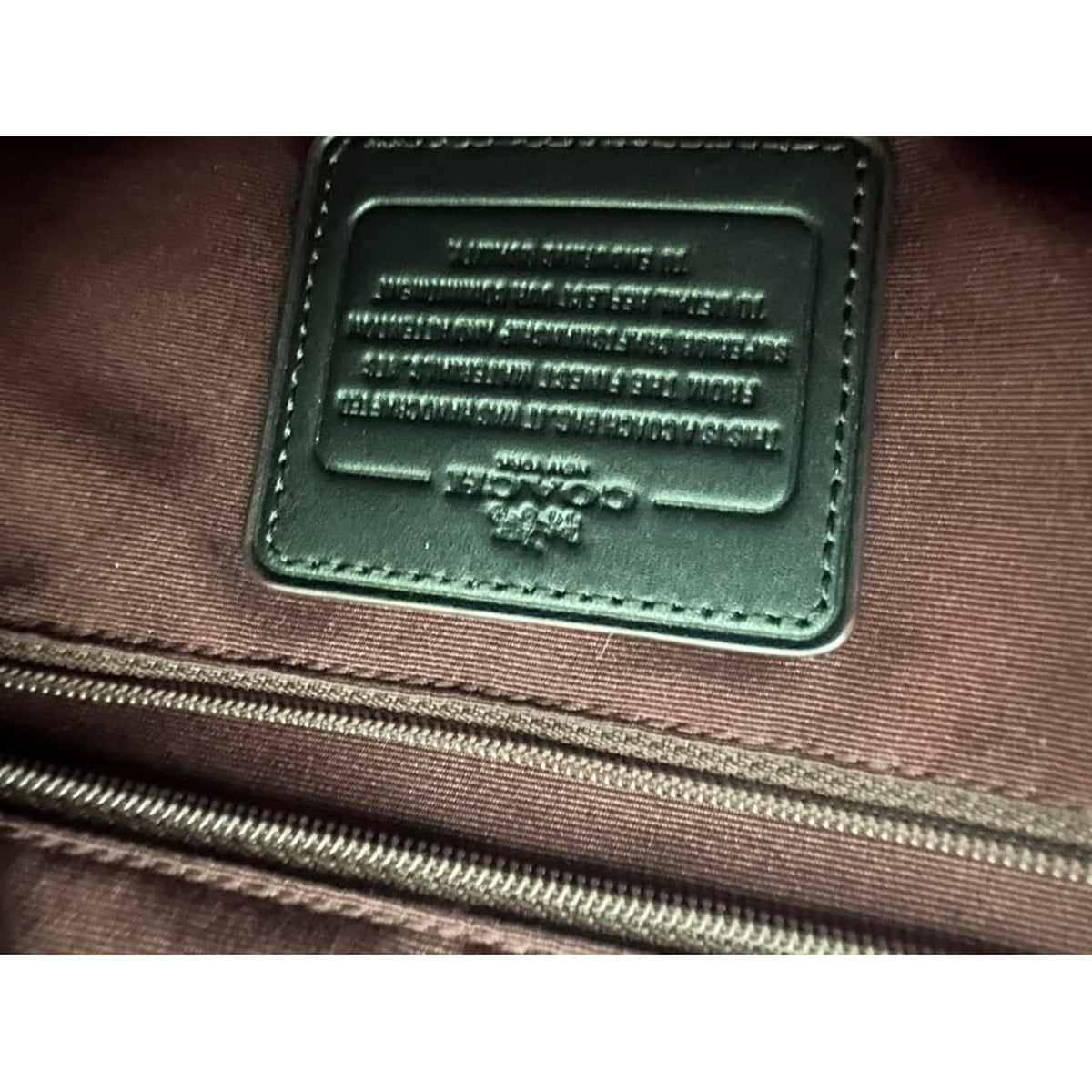 Pre-loved Coach Black Leather and Patterned Canvas Tote Bag