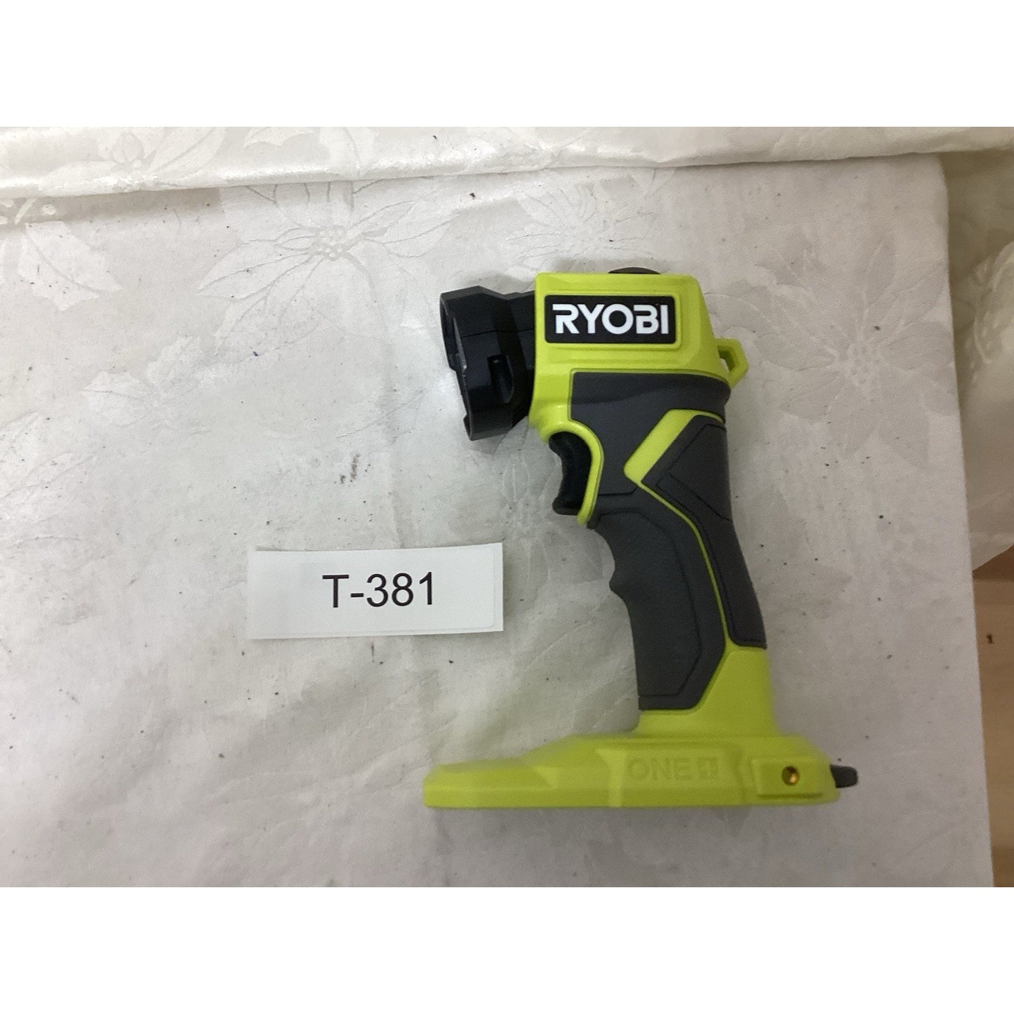 RYOBI PCL660 18V Handheld Flashlight Work Light Green/Black Plastic T-381