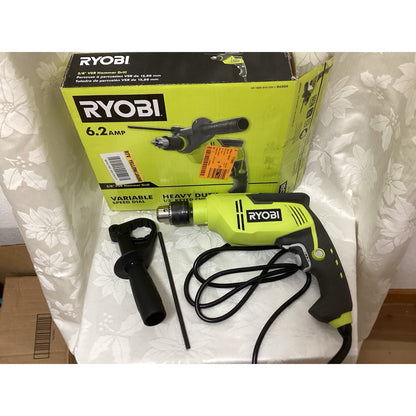 Ryobi D620H 6.2 Amp Hammer Drill, 1/2" Keyed Chuck, Variable Speed, Set of 3