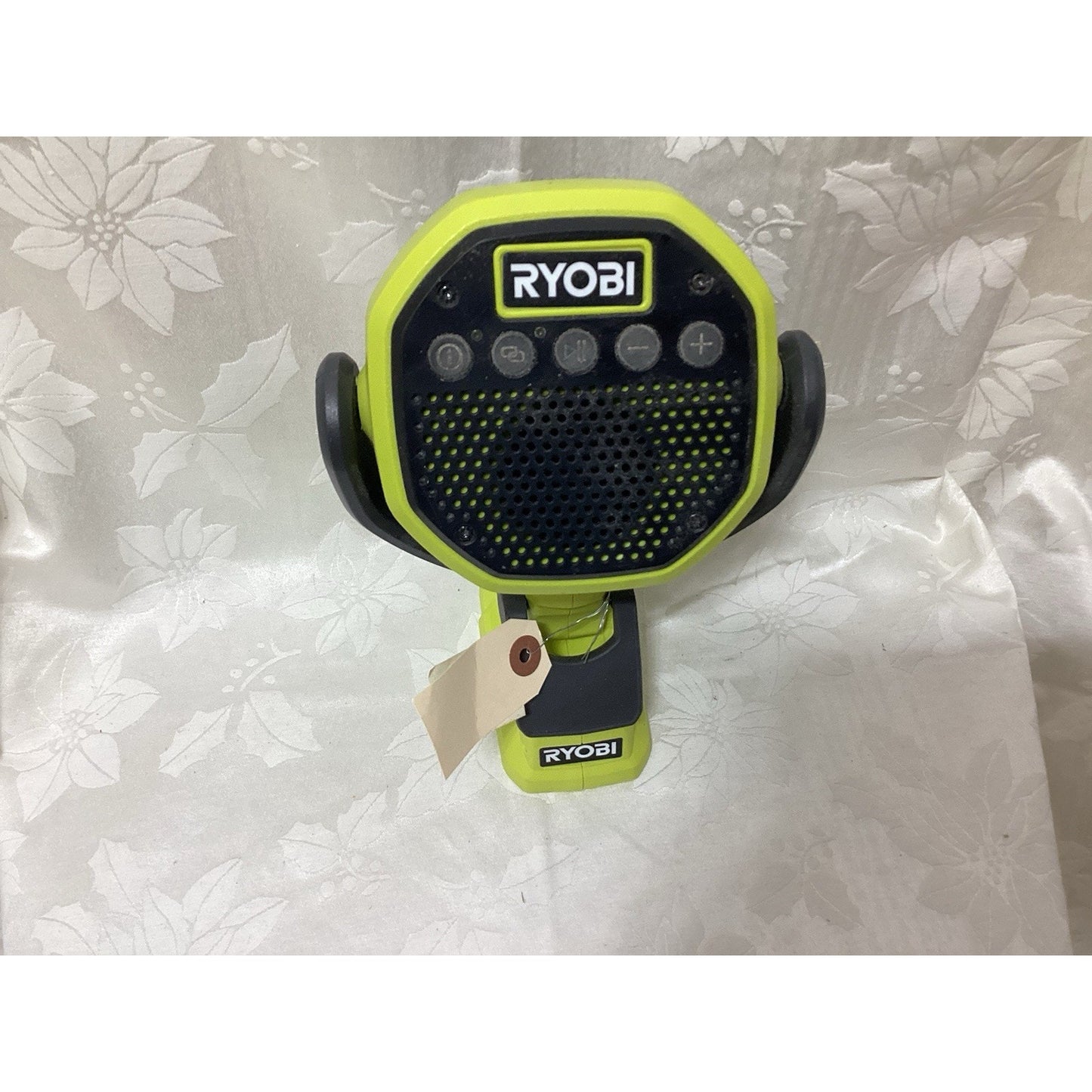 Ryobi PCL615 18V Portable Speaker MPN PCL615 9880A-PCL615 Mini Audio #T-226