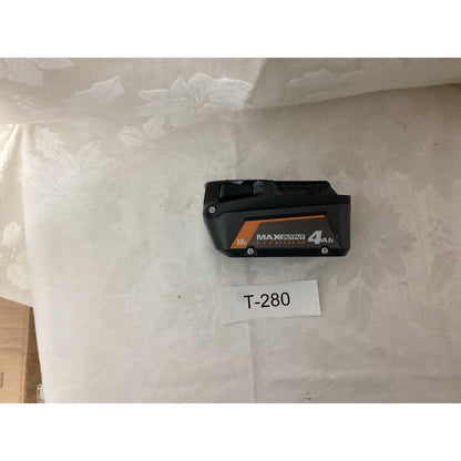 RIDGID MAX Output 18V Lithium-Ion Battery Pack 4Ah Black R840087 T-280