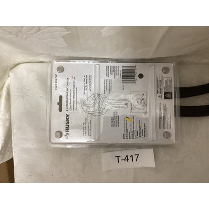 Husky 2 in Quick Release Ratcheting PVC Cutter For CPVC, PE, POLY, PP, & T-417