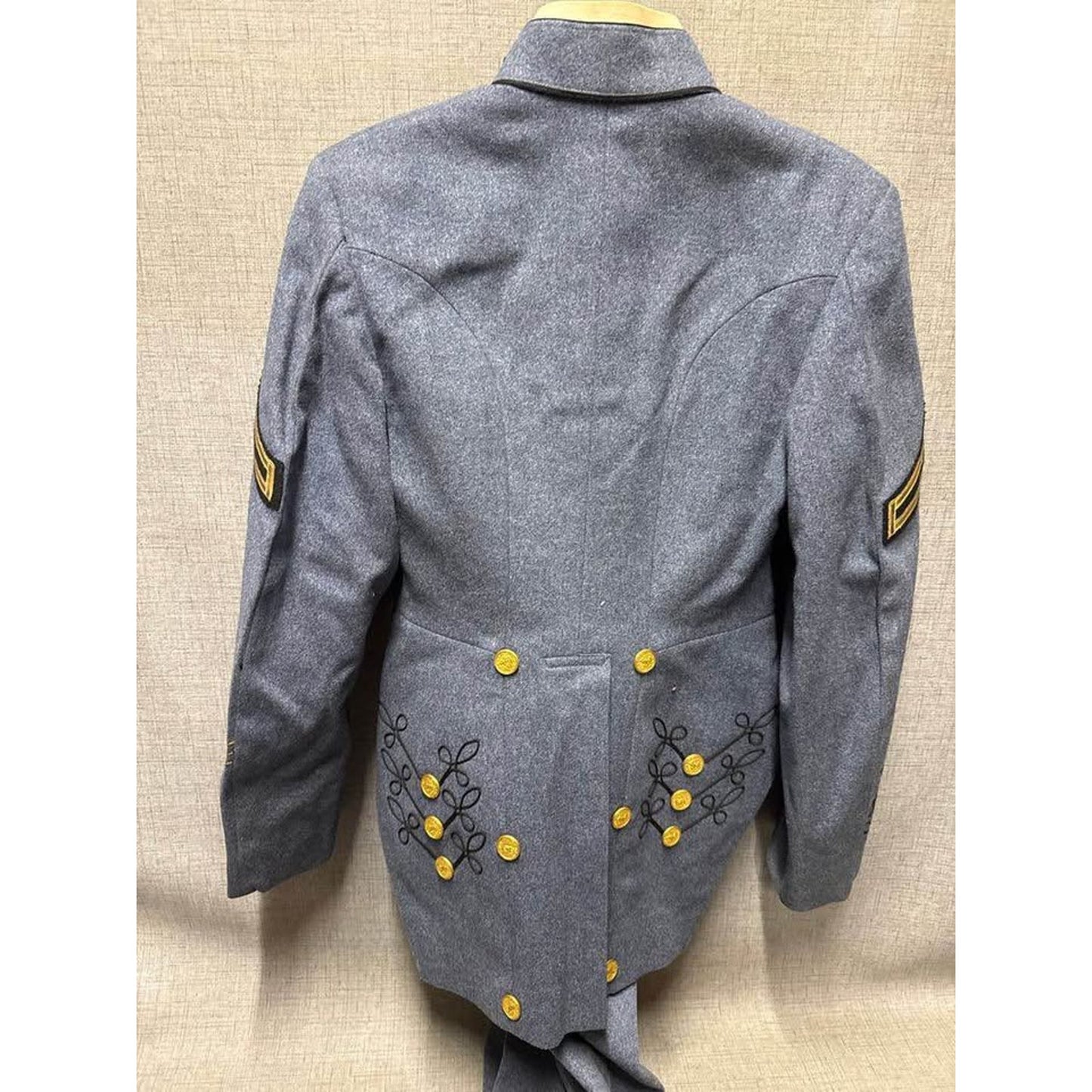 Vintage VMI grey grey wool coat and pants in excellent condition.