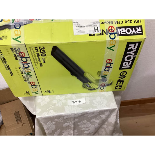 Ryobi 18V 350 CFM Blower Kit 100 MPH T-278