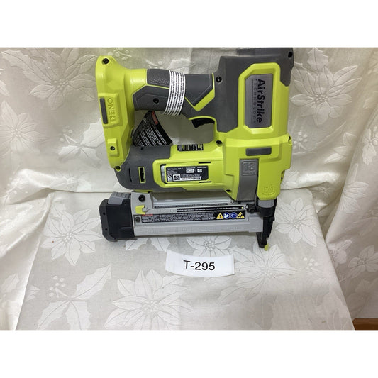 Ryobi ONE+ 18V Cordless 18GA Brad Nailer Nail Gun P321 AirStrike Green T-295